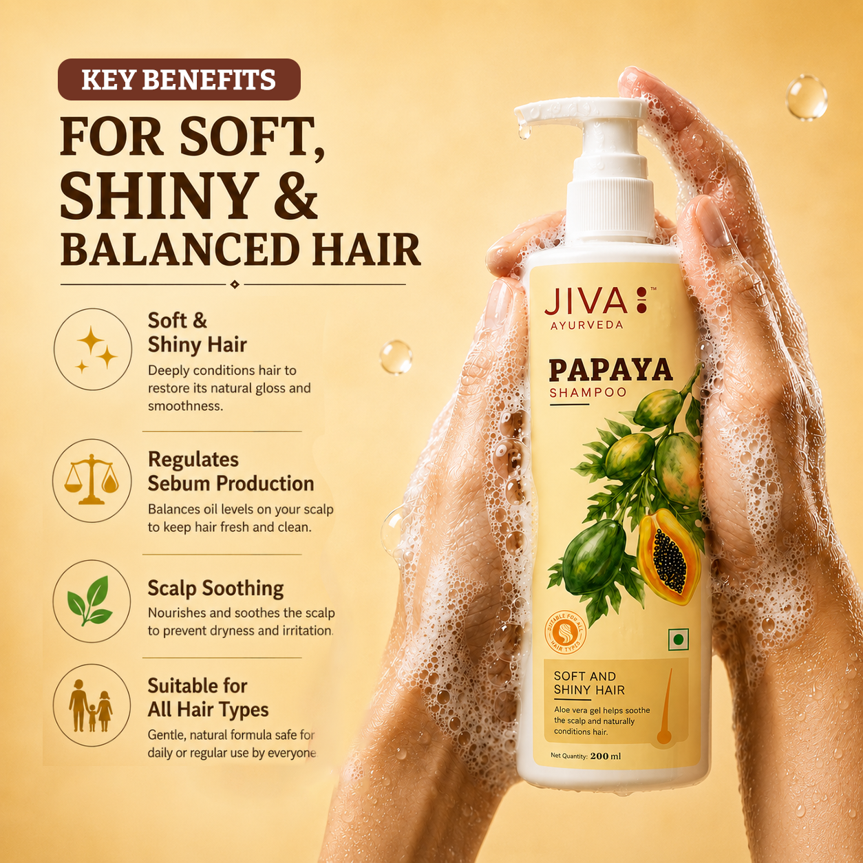 Papaya Shampoo For Healthy Hair Growth