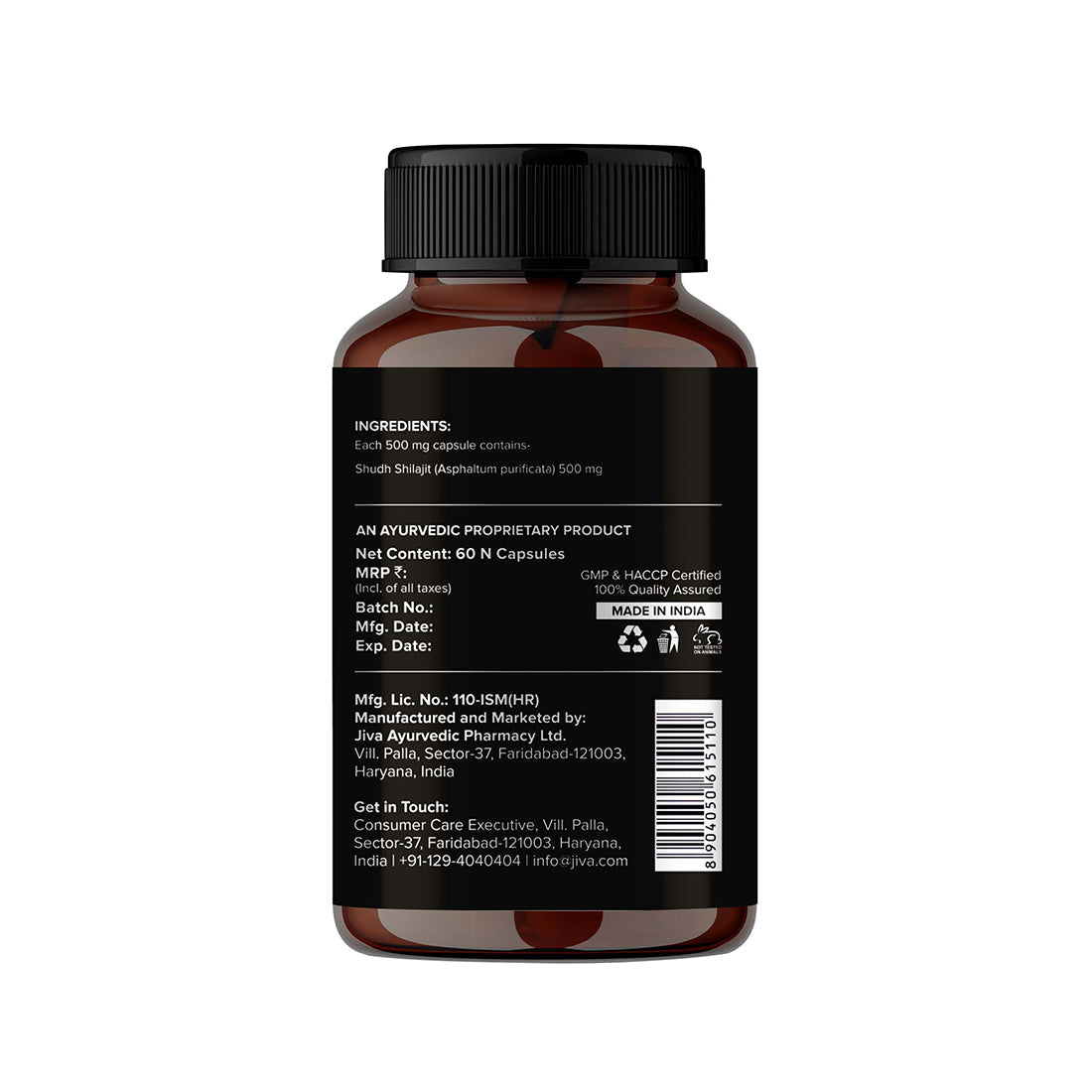 Pure Shilajit Capsule, Sourced From Himalaya