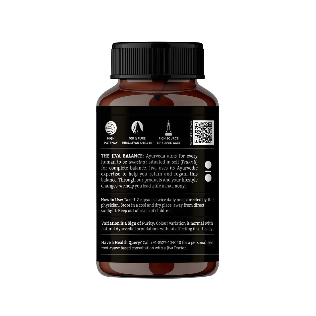 Pure Shilajit Capsule, Sourced From Himalaya