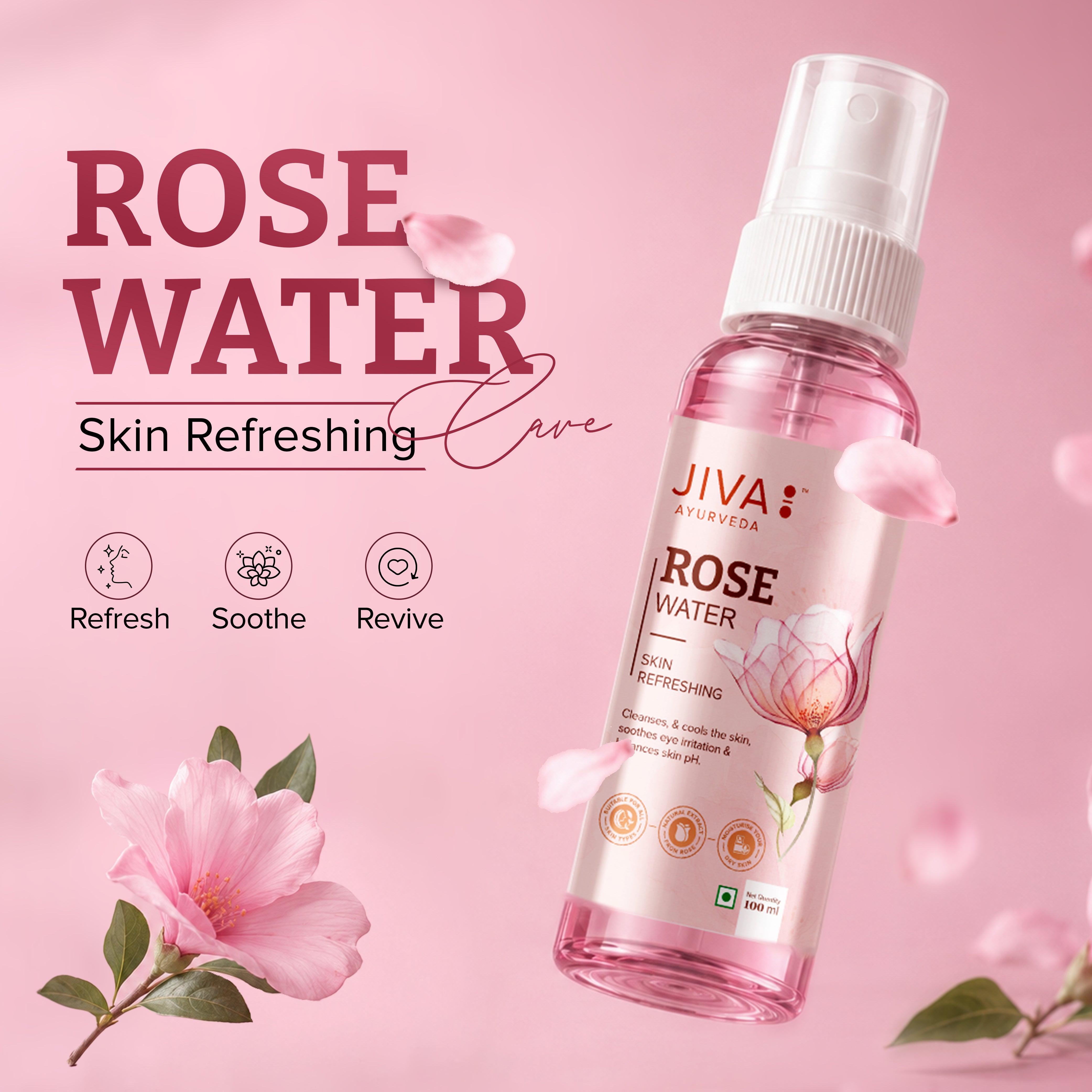 Rose Water Plain | Multipurpose Toner