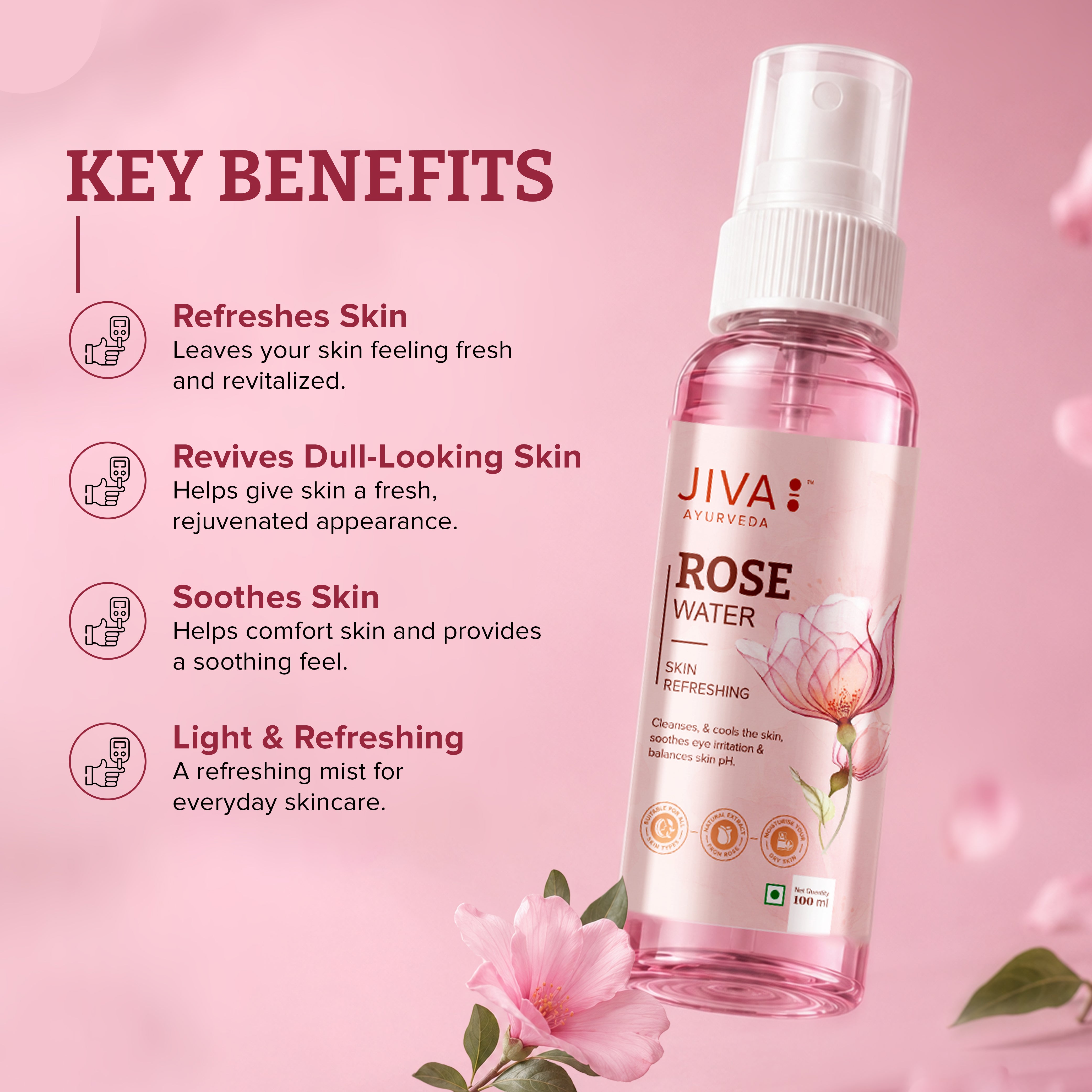 Rose Water Plain | Multipurpose Toner