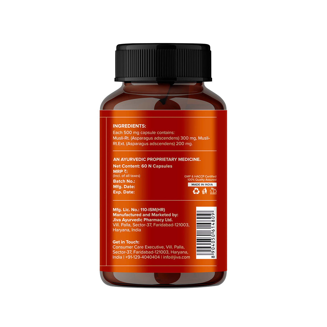 Safed Musli Capsules | Improves Energy Level & Muscle Strength