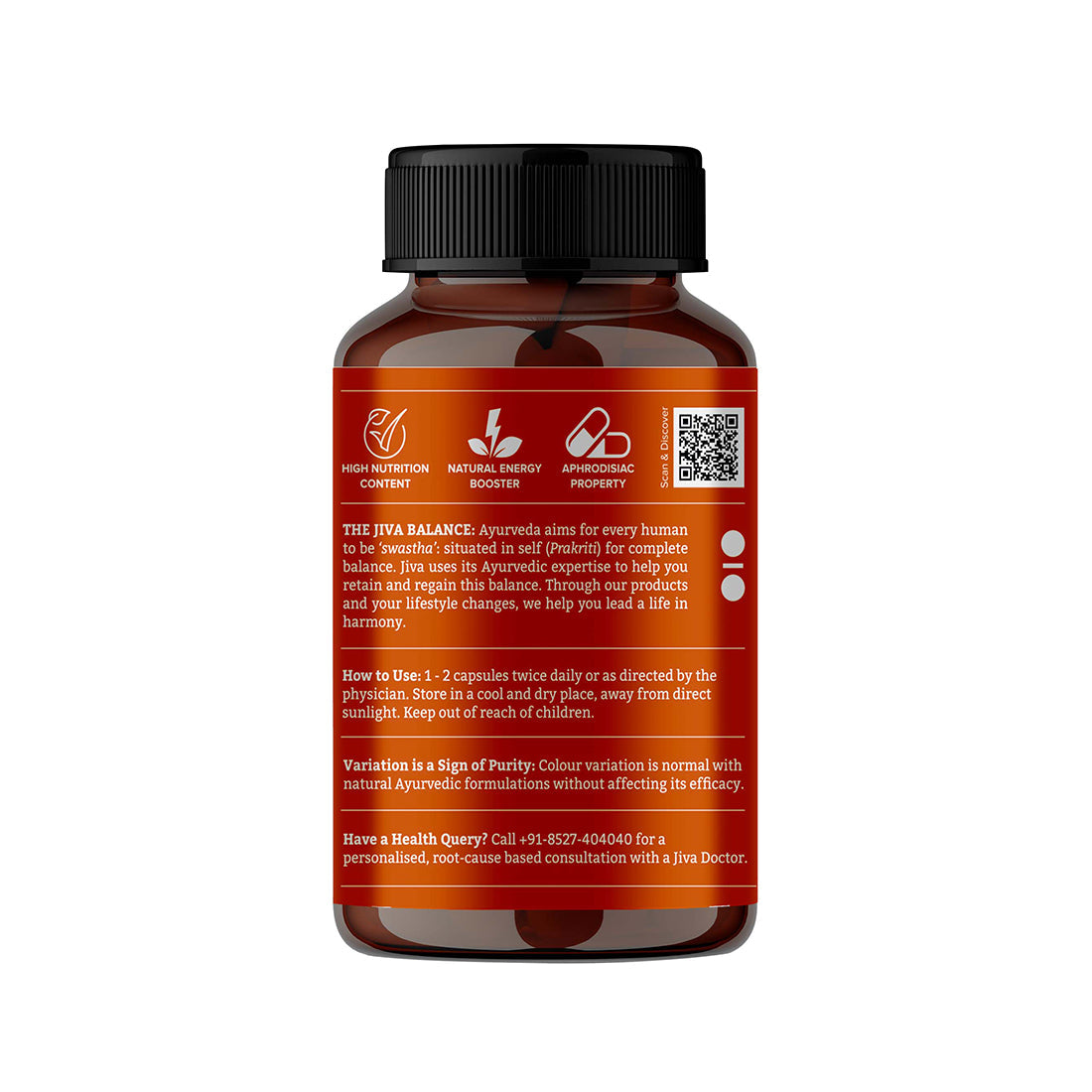 Safed Musli Capsules | Improves Energy Level & Muscle Strength