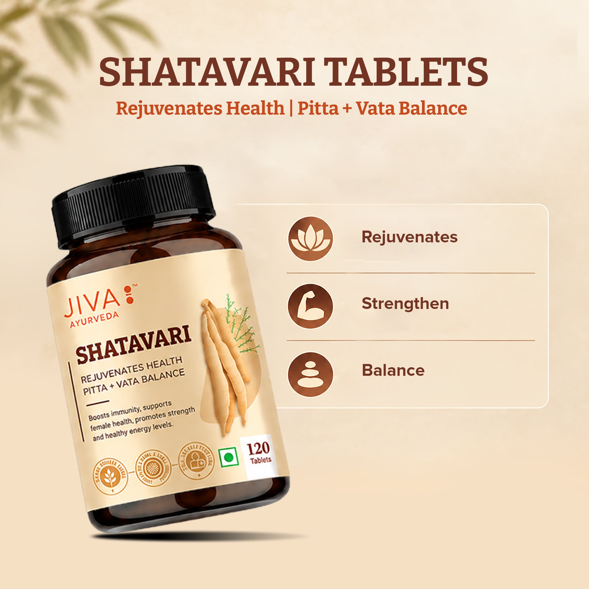 Shatavari Tablets For Healthy Functioning Of Female Reproductive System