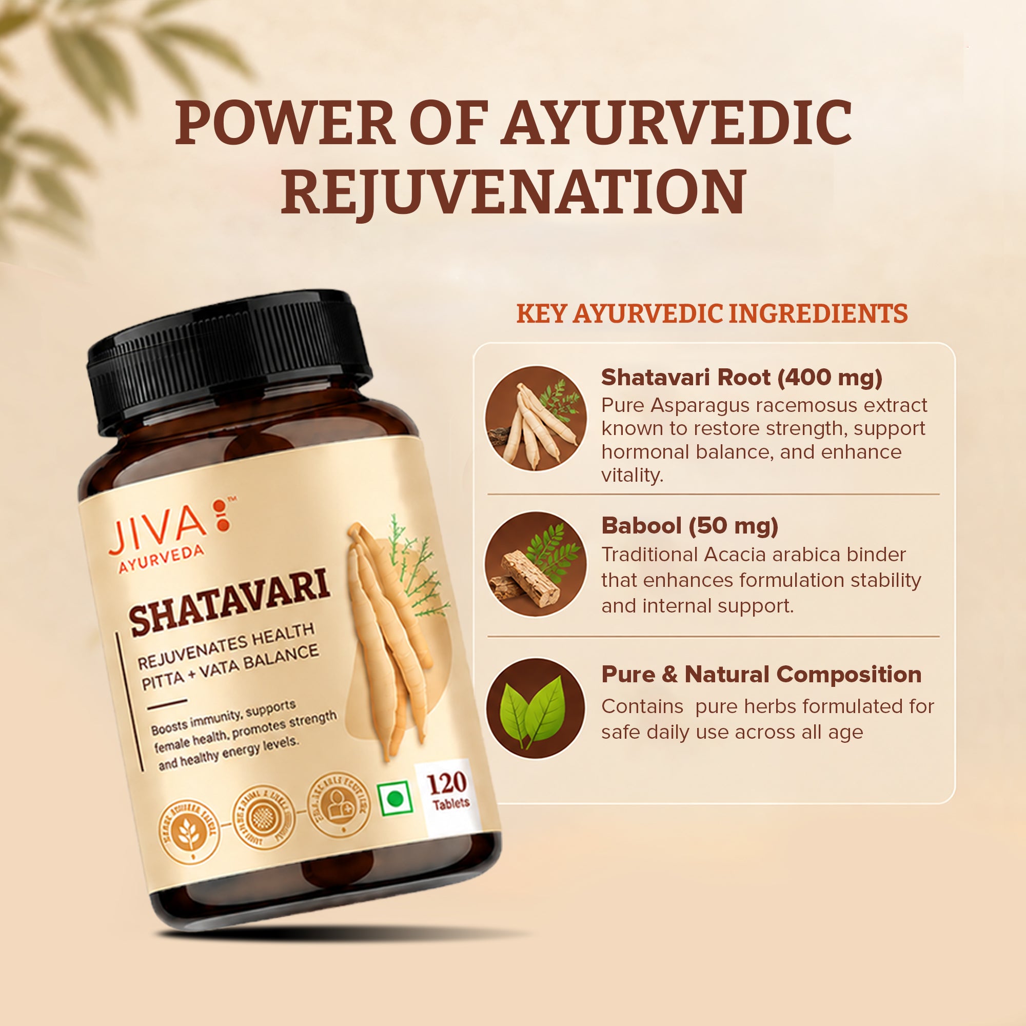 Shatavari Tablets For Healthy Functioning Of Female Reproductive System