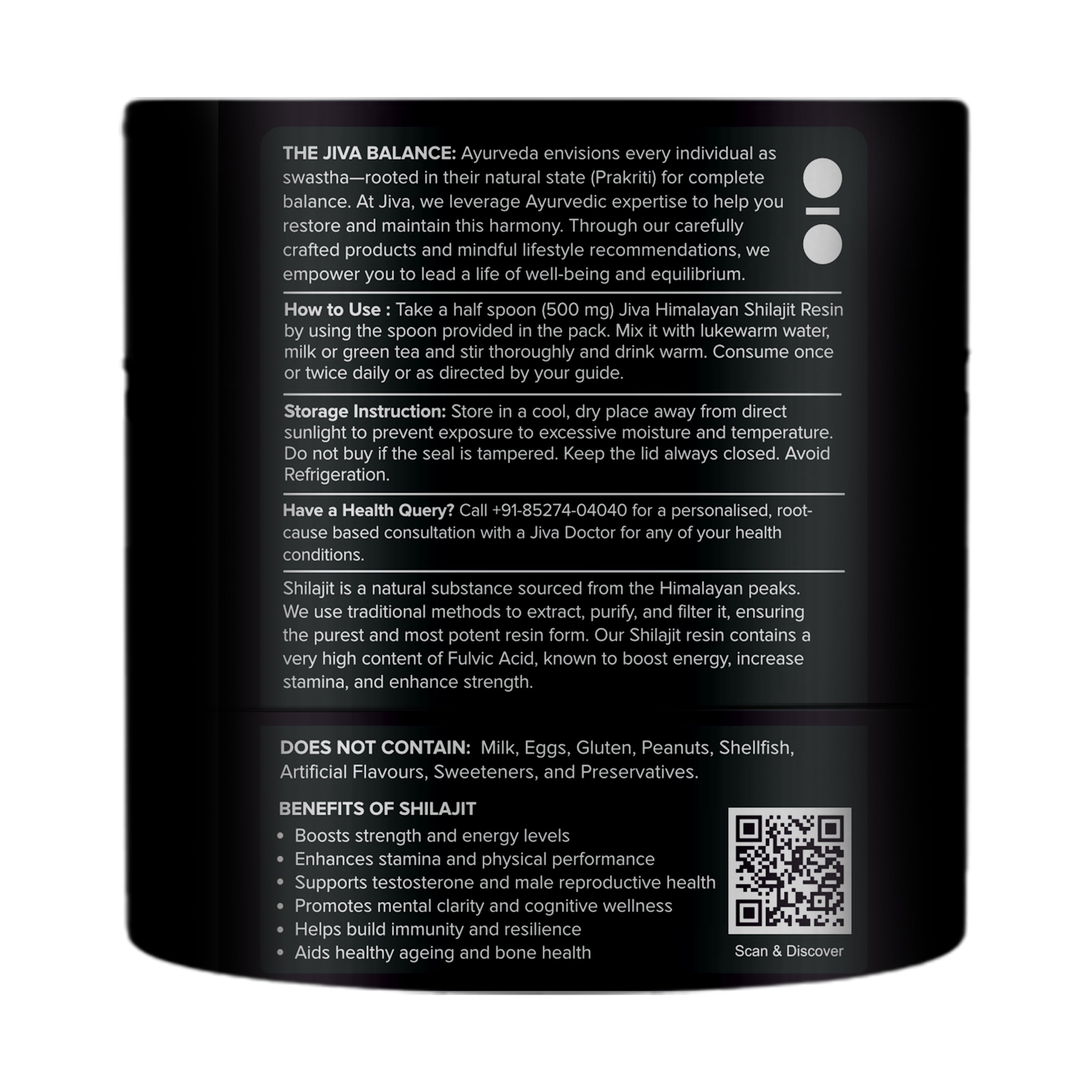 Shilajit Resin Gold | 500mg/Serving | Boosts Stamina, Strength & Muscle Growth | 100% Ayurvedic -20g (Pack of 1)