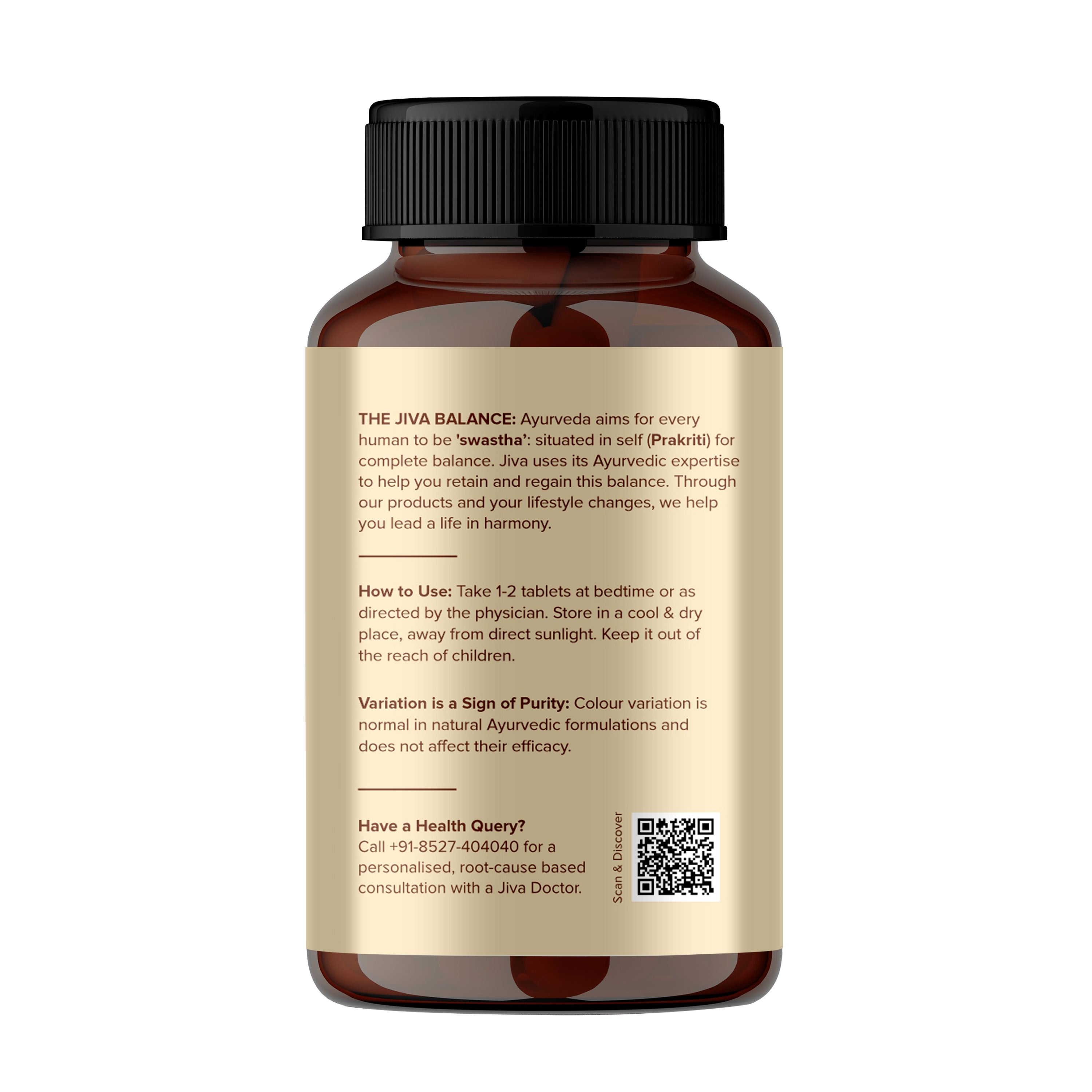 Jiva Ayurveda Sleep Well Plus & Stress-Free Tablet - 120 Tablets Each