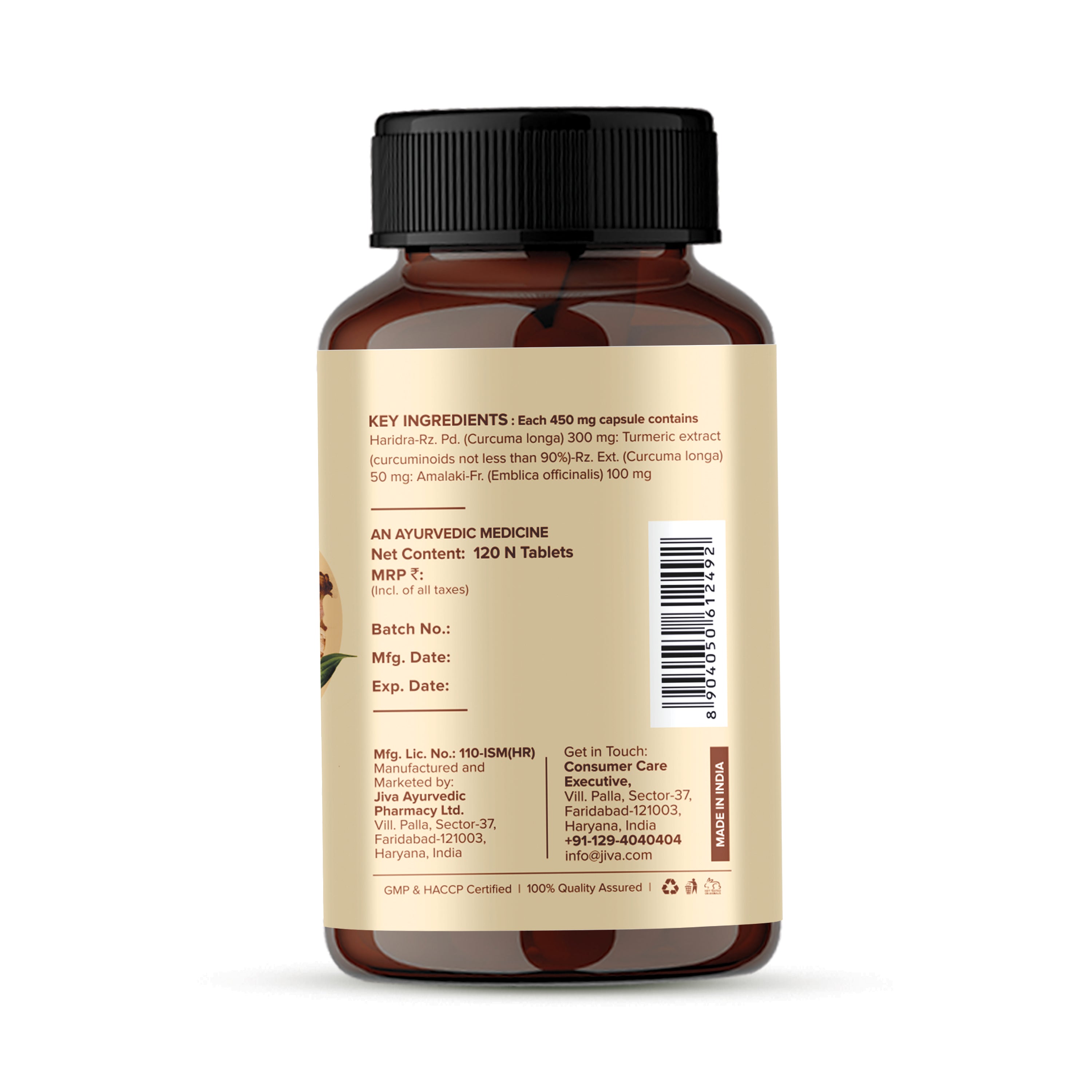 Turmeric Capsules, Boosts Immunity & Promotes Healthy Skin