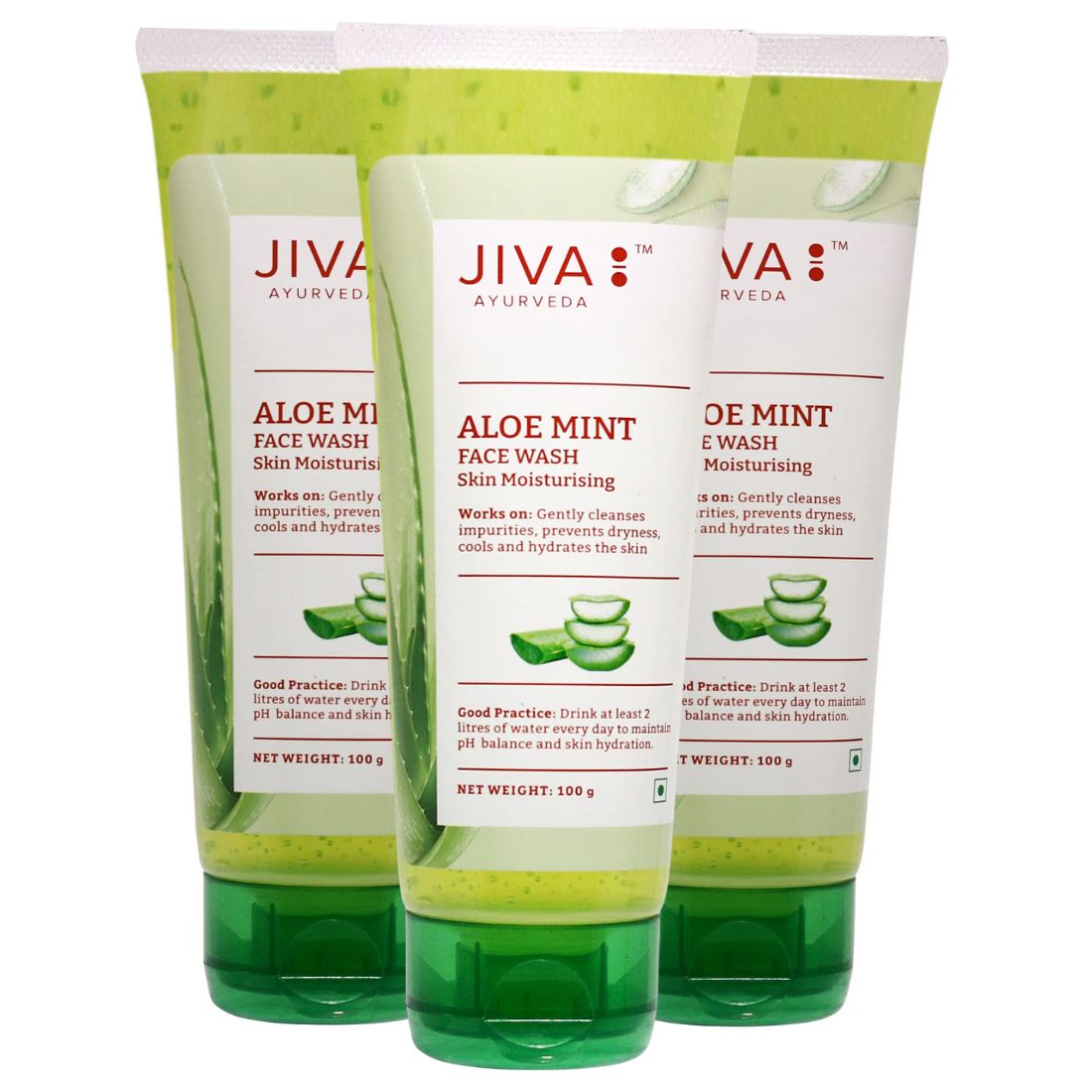 Aloe Mint Facewash For Deep Cleanses Pores, Hydrates Skin