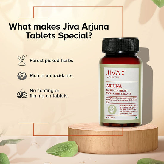 Jiva Arjuna Tablet - Heart Health And Hypertension Control – JivaAyurveda