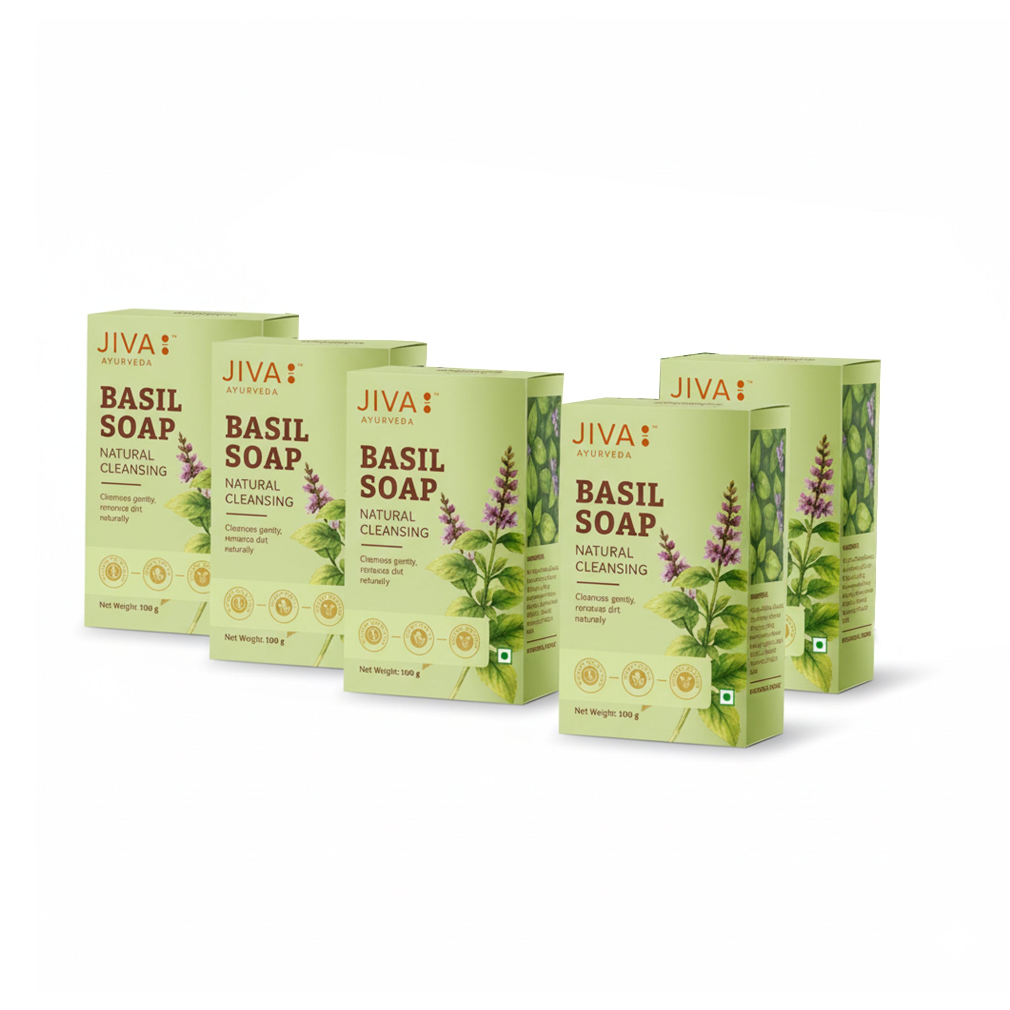 Basil Soap | Clears Acne, Pimples, Rashes And Blemishes