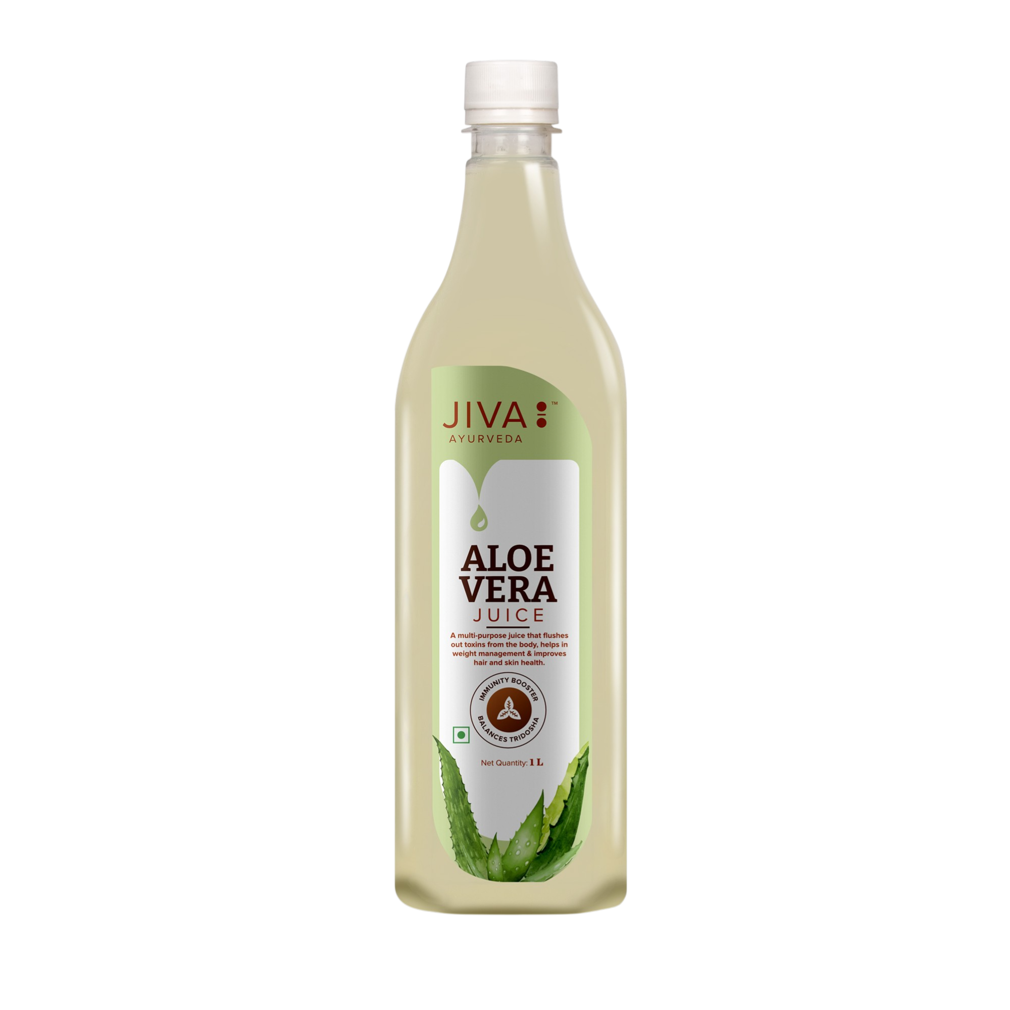 Jiva Amla Juice & Aloe Vera Juice | Improves Digestion, Boosts Immunity- 1L Each (Combo Pack of 2)