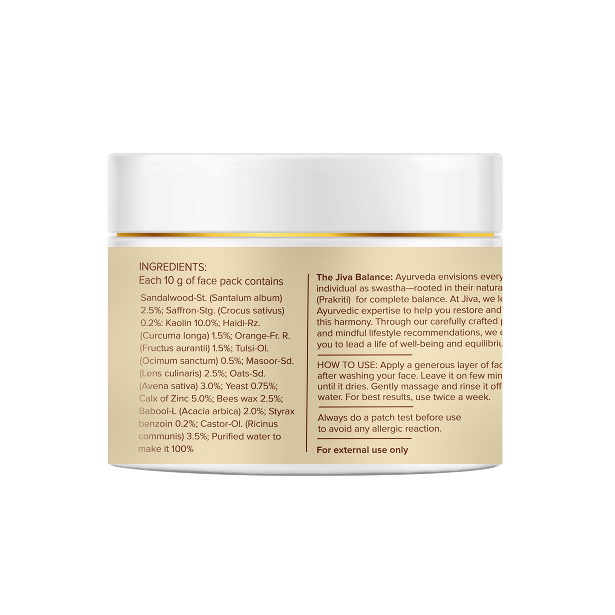 Kesar Ubtan Face Pack | Contains Pure Kesar, For All Skin Types - 100gm