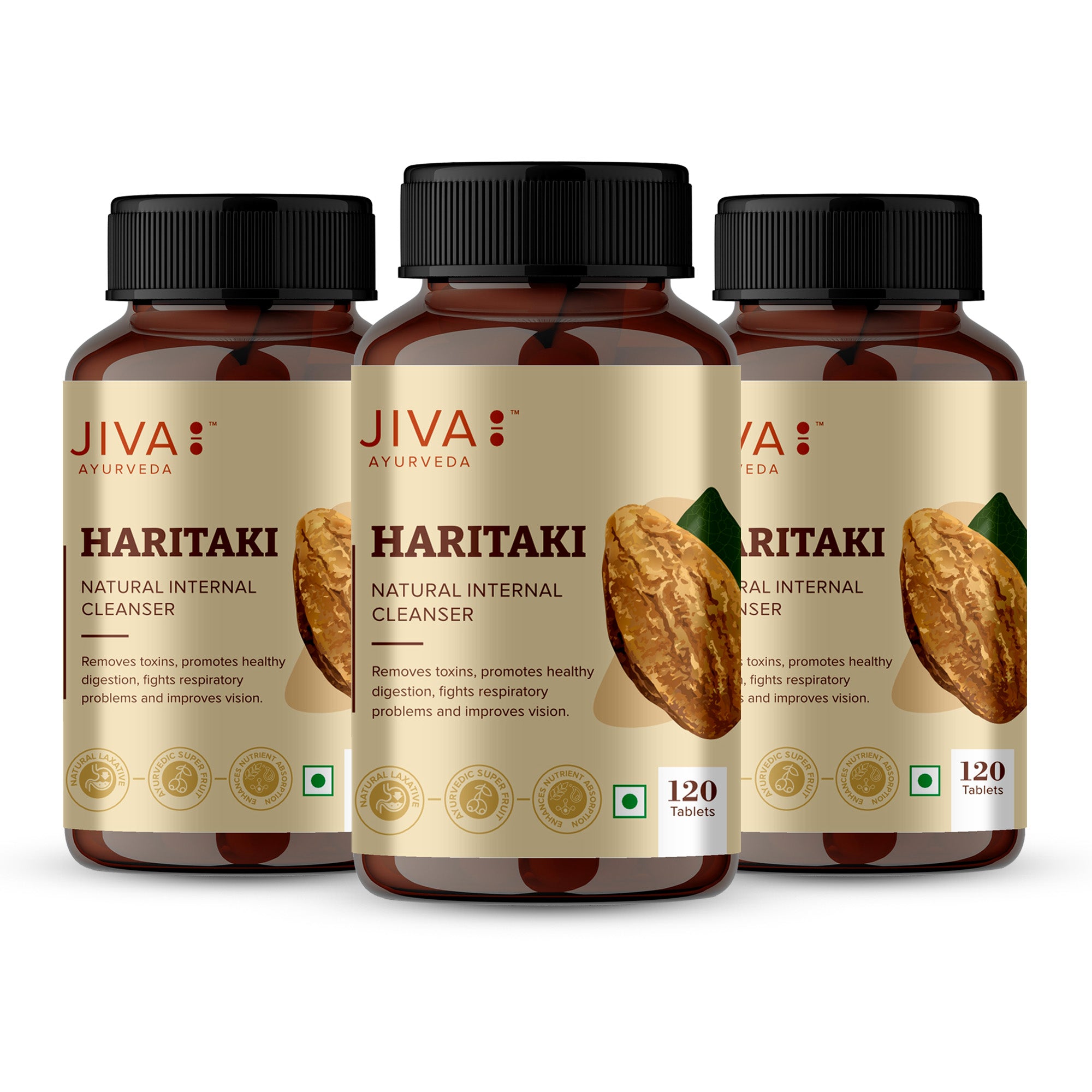Haritaki Tablets | Detoxifies Gut & Promotes Digestion