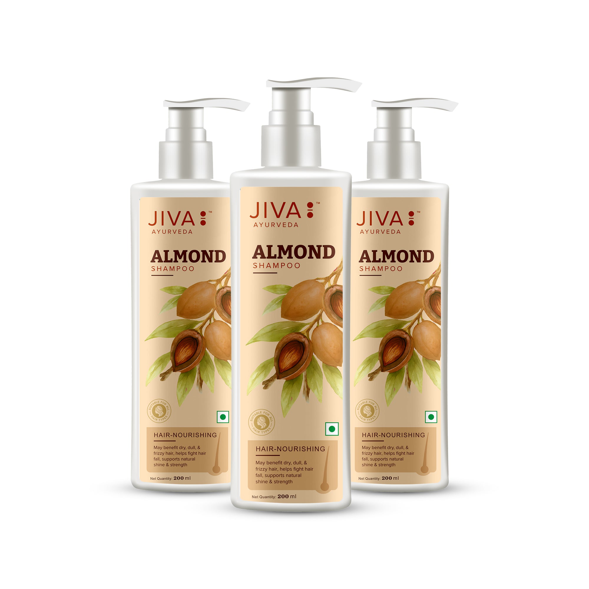 Almond Shampoo For Healthy Hair Growth