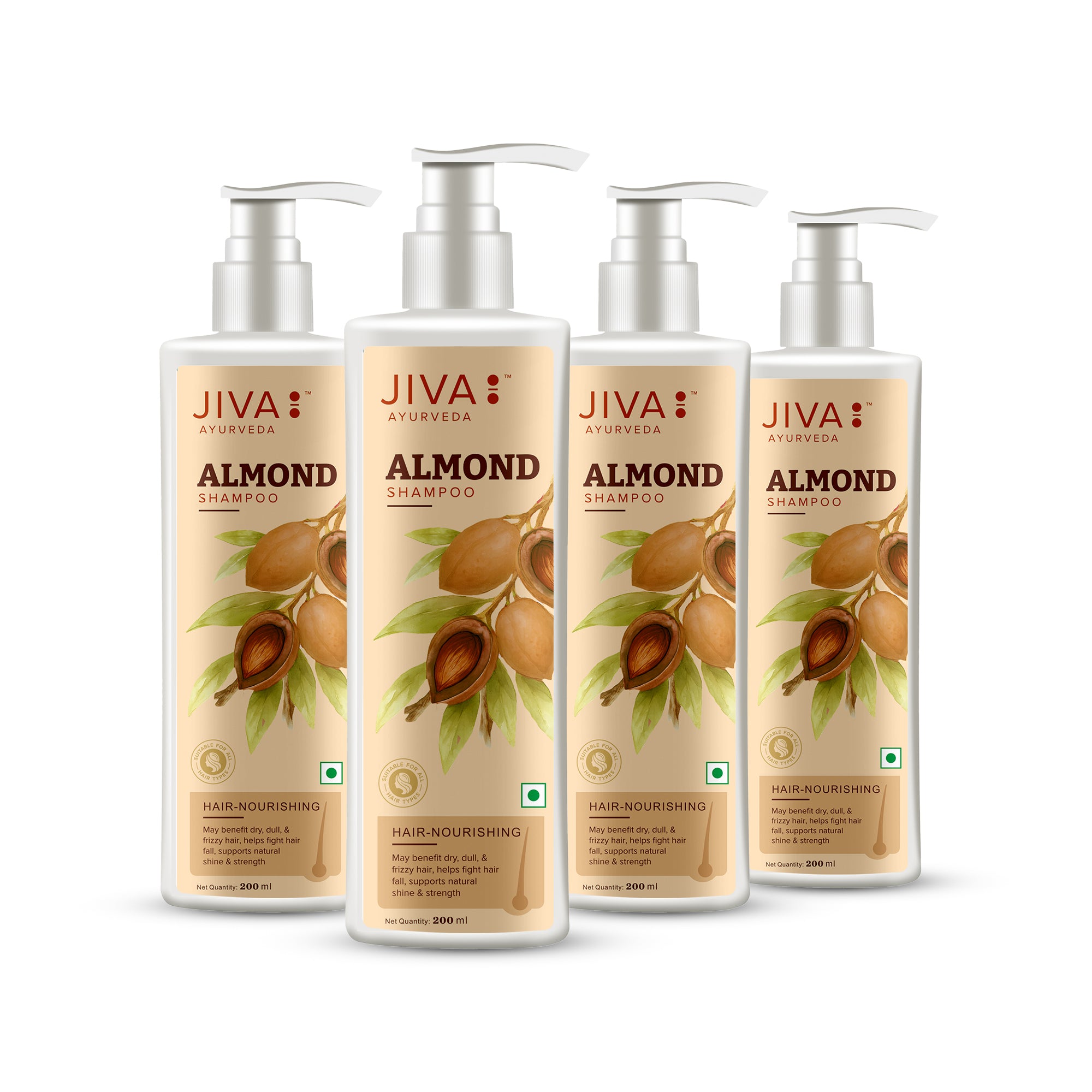 Almond Shampoo For Healthy Hair Growth