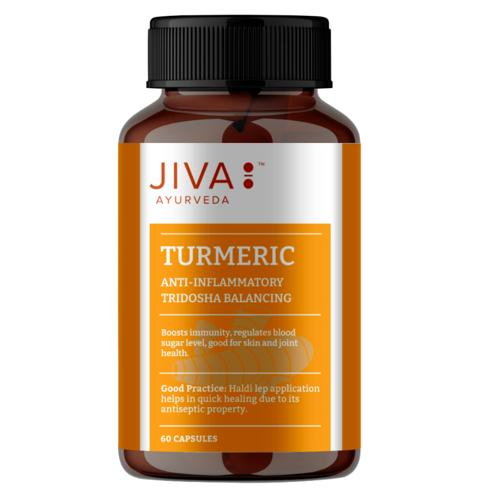 Turmeric Capsules, Boosts Immunity & Promotes Healthy Skin