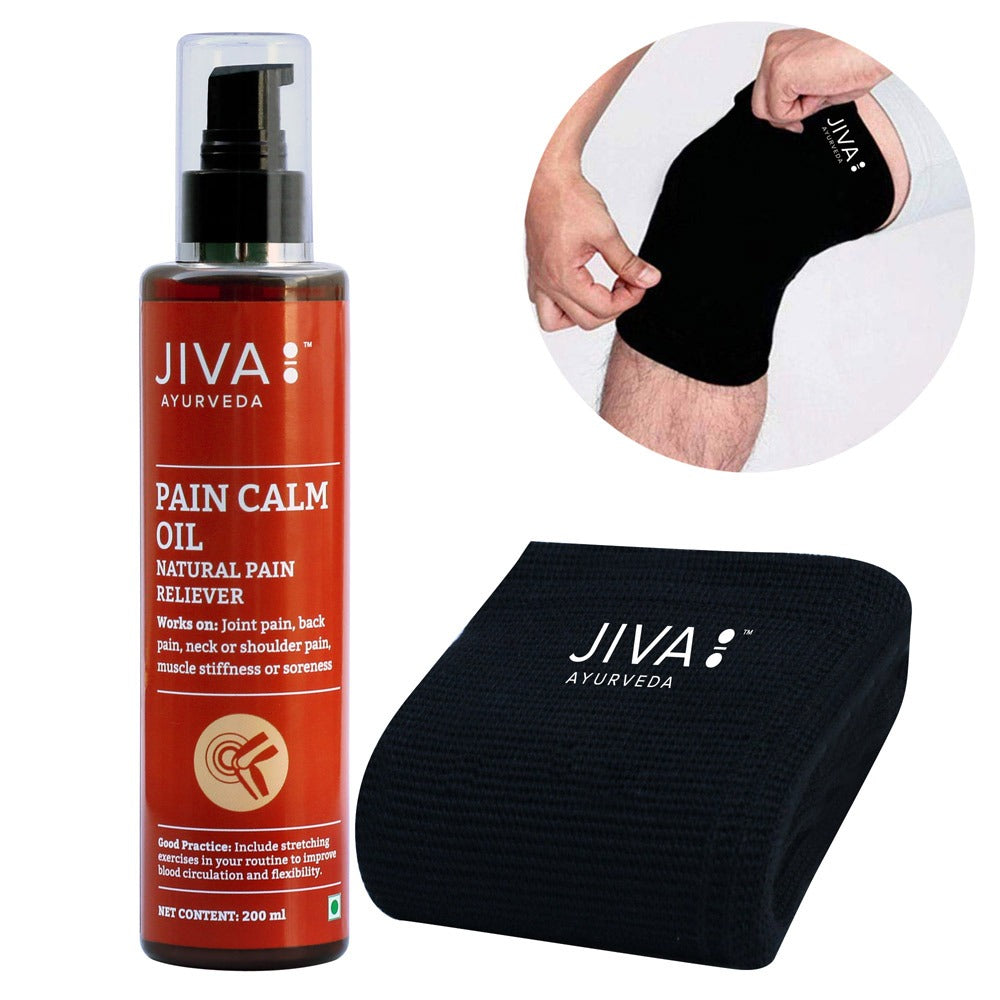 Combo Of Pain Calm Oil 200 ml with Free Knee Cap