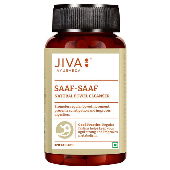 JIVA Saaf Saaf Tablets Bottle of 60 QTY