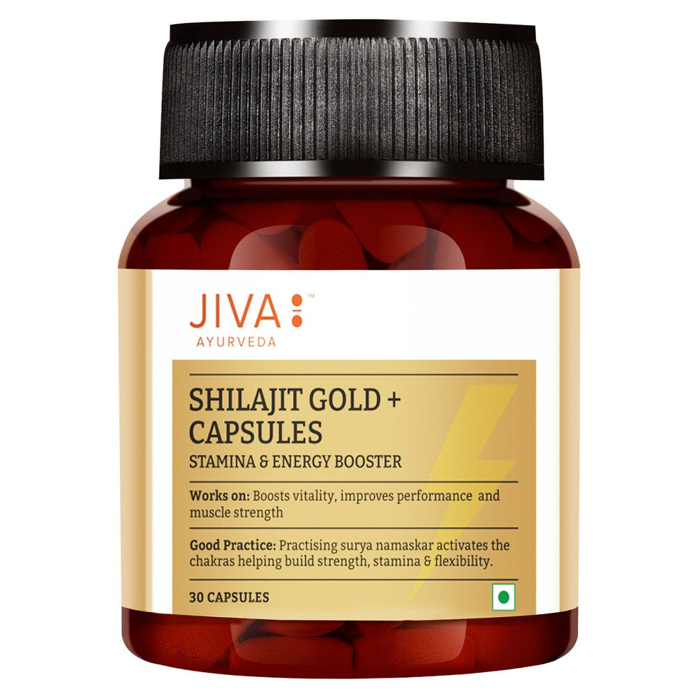 JIVA Shilajit Gold 30 Capsules Bottle of 30 QTY